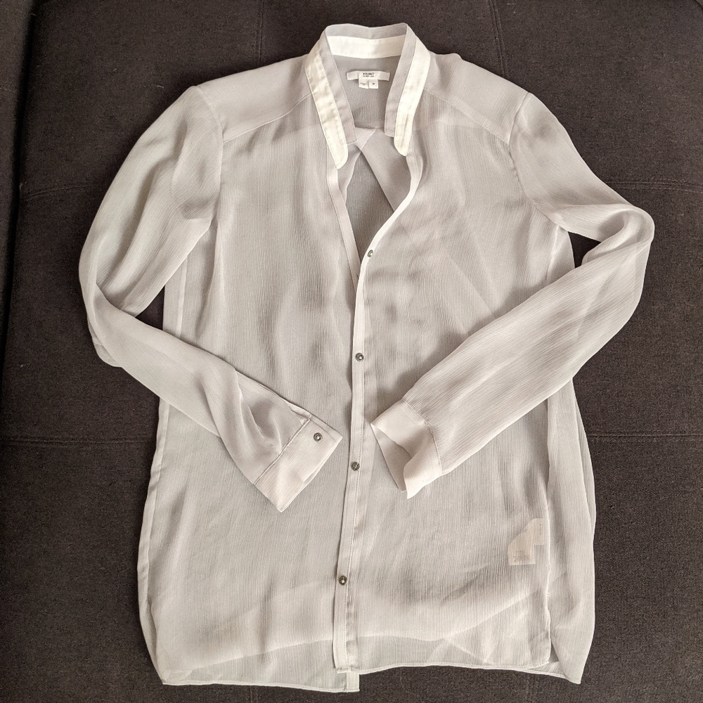 Helmut lang button down shirt. Size small